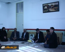 دیدار مسئولان پردیس علامه طباطبایی لرستان با خانواده شهدای دانشجو