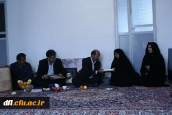دیدار مسئولان پردیس علامه طباطبایی لرستان با خانواده شهدای دانشجو