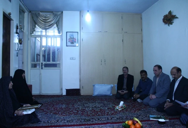 دیدار با خانواده شهید زیوداری 4