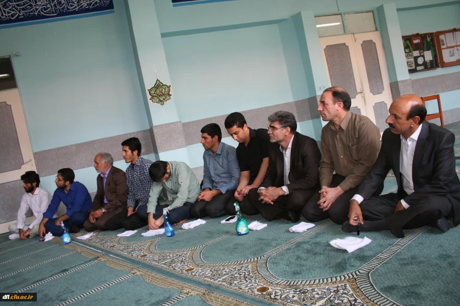 مراسم غبار روبی نماز خانه