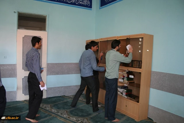 مراسم غبار روبی نماز خانه 5