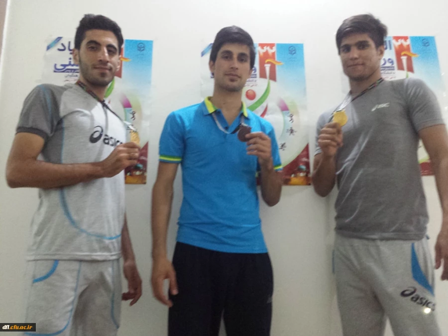 مدال آوران کاروان ورزشی دانشگاه فرهنگیان لرستان