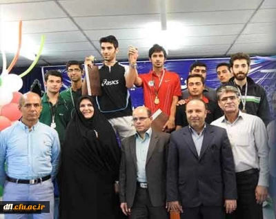 تبریک سرپرست و کارکنان پردیس علامه طباطبایی لرستان به ورزشکاران  مدال آور 22  المپیاد ورزشی دانشجو معلمان