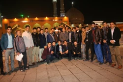 سفر به قم وجمکران دانشجویان دانشگاه فرهنگیان پردیس علامه طباطبایی لرستان