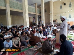 مراسم معنوی اعتکاف دانشجوان پردیس علامه طباطبایی لرستان در مسجد آیت الله مدنی چها راه طیب خر م آباد