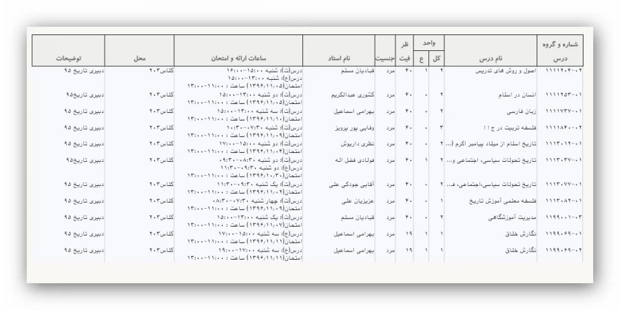 دبیری تاریخ 95