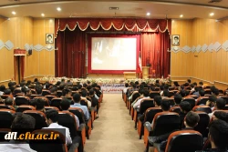 سخنرانی  دکتر خنیفر با دانشجویان جدید الورود دانشگاه فرهنگیان :