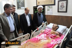 دیدار وعیادت از شهید زنده سید نورخدا موسوی