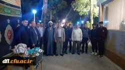 مراسم بدرقه دانشجویان به عتبات عالیات وحضور در مراسم پیاده روی اربعین حسینی (ع)