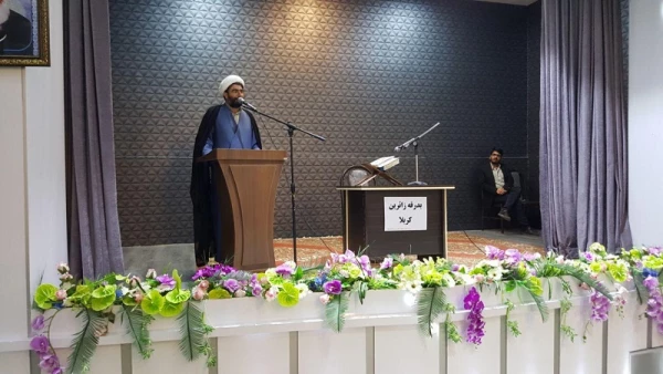 مراسم بدرقه دانشجویان به عتبات عالیات وحضور در مراسم پیاده روی اربعین حسینی (ع)