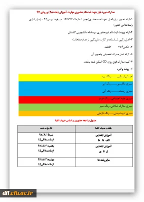اطلاعیه ثبت نام****اطلاعیه ثبت نام****قابل توجه مهارت آموزان ورودی97