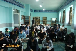 برگزاری مراسم دعای زیارت عاشورا در پردیس علامه طباطبایی لرستان