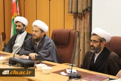 حضورآیت اله تبریزیان ( پدر طب اسلامی ) در پردیس علامه طباطبایی لرستان