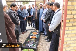 مراسم غبار رویی شهید گمنام با حضور کارکنان پردیس علامه طباطبایی لرستان :