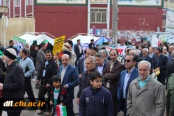 حضور کارکنان، اساتید و دانشجویان دانشگاه فرهنگیان لرستان در راهپیمایی 22بهمن ماه 1397