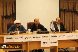 جلسه هم اندیشی و تبادل  نظر سرپرست یاران ، نمایندگان سراها و شوراهای صنفی با مسئولین پردیس