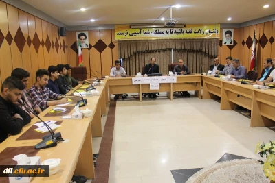 نشست توجیهی هفته مشاغل با دانش آموزان دبیرستان های شاهد و سعدی خرم آباد