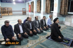 شرکت مسئولین و اعضای شورای صنفی پردیس علامه طباطبایی در مراسم افطار دانشجویان