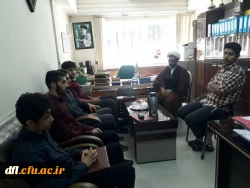 جلسه دبیر کانون موسیقی و اعضای آن با مسئول فرهنگی اجتماعی پردیس علامه طباطبایی لرستان