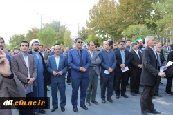 راهپیمایی دانشجویان پردیس علامه طباطبایی لرستان در اعتراض به آشوب گران حوادث اخیر