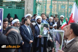 راهپیمایی دانشجویان پردیس علامه طباطبایی لرستان در اعتراض به آشوب گران حوادث اخیر