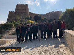 بازدید علمی دانشجویان رشته تارخ از بنای باستانی قلعه فلک الافلاک خرم آباد