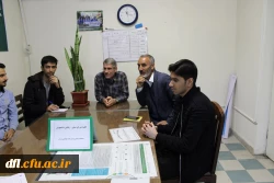 جلسه اعضای شورای صنفی با معاونت توسعه منابع و امور دانشجویی