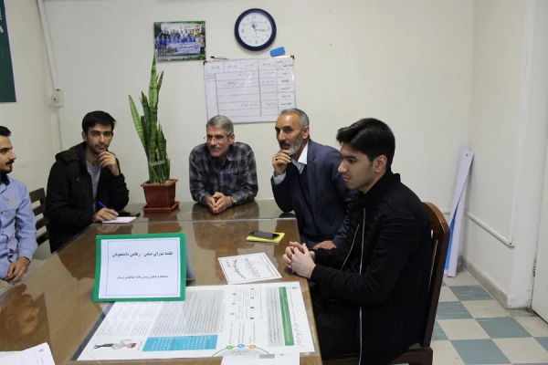 جلسه اعضای شورای صنفی با معاونت توسعه منابع و امور دانشجویی