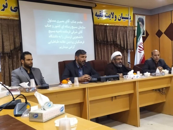 جلسه پرسش و پاسخ با حضور دکتر مسعود بصیری مسئول بسیج رسانه ای کل کشور