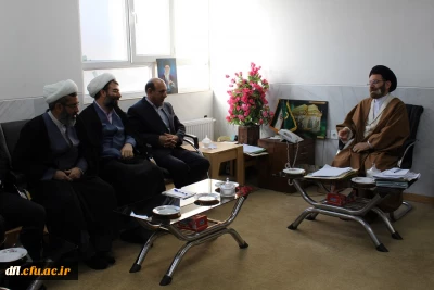 دیدار کارکنان و اساتید دانشگاه فرهنگیان لرستان با نماینده ولی فقیه در لرستان و امام جمعه خرم آباد