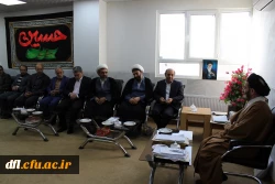 دیدار کارکنان و اساتید دانشگاه فرهنگیان لرستان با نماینده ولی فقیه در لرستان و امام جمعه خرم آباد