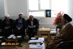 دیدار کارکنان و اساتید دانشگاه فرهنگیان لرستان با نماینده ولی فقیه در لرستان و امام جمعه خرم آباد
