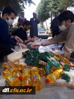 تهیه و توزیع313 بسته غذایی و بهداشتی در شهرستان خرم آباد پردیس علامه طباطبایی لرستان