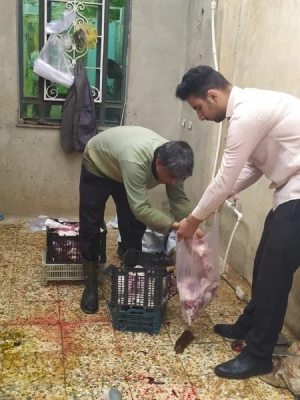 نذر گوسفند قربانی برای  سلامتی امام زمان(عج) در روز نیمه شعبان و جمع آوری
19گوسفند و ذبح آنها و توزیع در بین فقرا و محرومان شهر خرم آباد توسط گروه جهادی پردیس علامه طباطبایی لرستان
