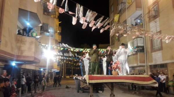 جشن خیابانی در محله ساختمانی کاج و پخش زنده در صدا و سیمای استان لرستان با همکاری گروه جهادی پیامبر اعظم پردیس علامه طباطبایی لرستان