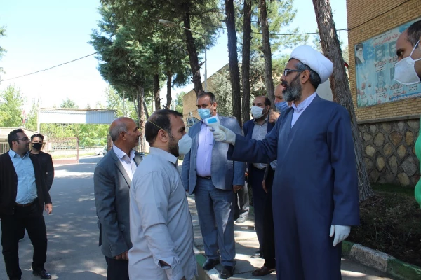 تب سنجی کارکنان پردیس علامه طباطبایی لرستان در محل کار