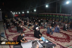 برگزاری مراسم شب شهادت امام سجاد (ع) در کنار مرقد شهید گمنام