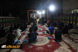 برگزاری مراسم شب شهادت امام سجاد (ع) در کنار مرقد شهید گمنام