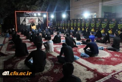 برگزاری مراسم شب شهادت امام سجاد (ع) در کنار مرقد شهید گمنام