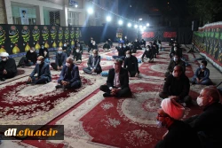 برگزاری مراسم شب شهادت امام سجاد (ع) در کنار مرقد شهید گمنام