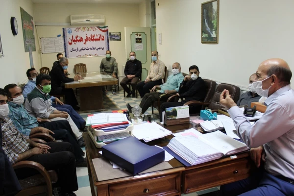 جلسه توجیهی نیروهای خدماتی و شرکتی پردیس علامه طباطبایی