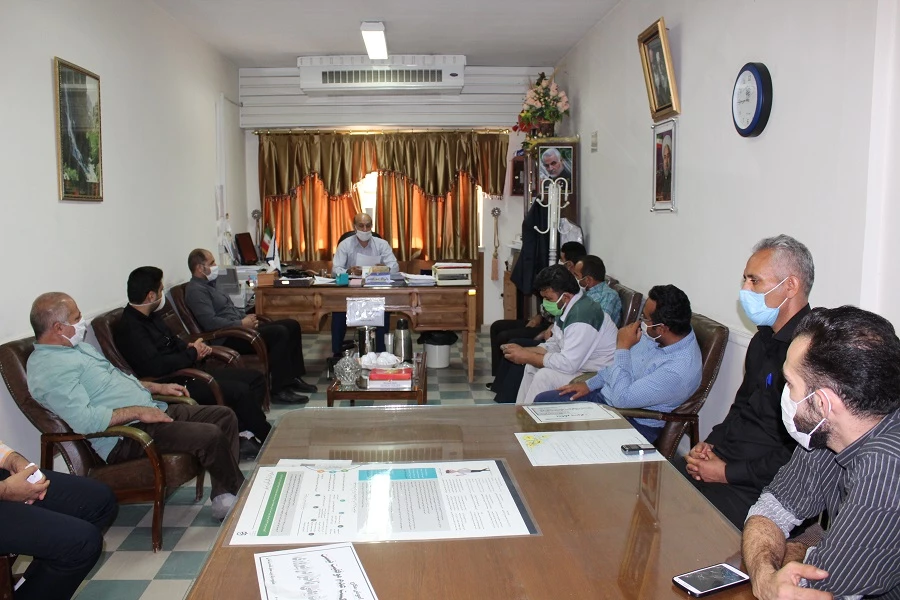 جلسه توجیهی نیروهای خدماتی و شرکتی پردیس علامه طباطبایی