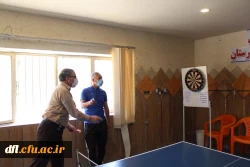 برگزاری مسابقات ورزشی دارت و تنیس رو میز ویژه کارکنان پردیس علامه طباطبایی لرستان