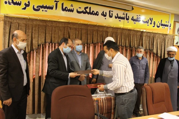 مراسم معرفی مسئول جدید بسیج دانشجویی پردیس علامه طباطبایی لرستان