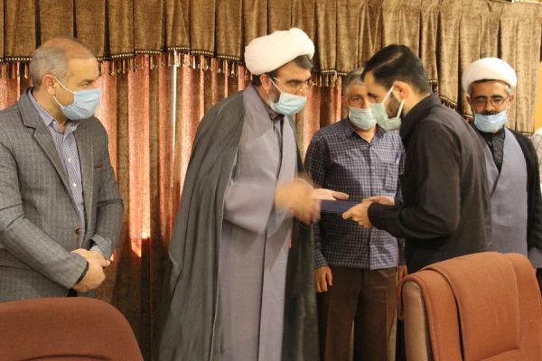 مراسم معرفی مسئول جدید بسیج دانشجویی پردیس علامه طباطبایی لرستان