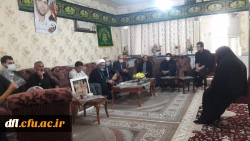 دیدار مسئولین دانشگاه فرهنگیان پردیس علامه طباطبایی لرستان با خانواده شهید گرانقدر سید نورخدا موسوی