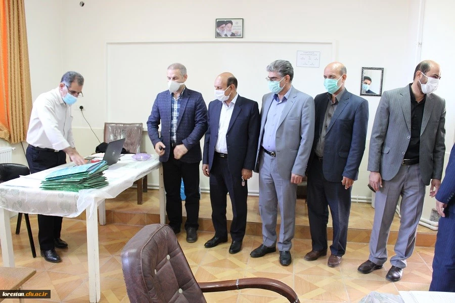 ازدید سرپرست مدیریت امور پردیس های دانشگاه فرهنگیان لرستان از روند مصاحبه پذیرفته شدگان دانشگاه فرهنگیان لرستان