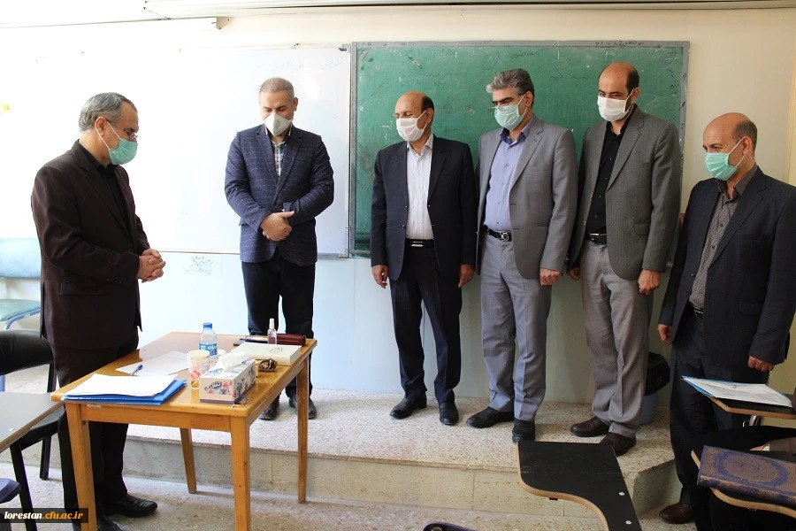 ازدید سرپرست مدیریت امور پردیس های دانشگاه فرهنگیان لرستان از روند مصاحبه پذیرفته شدگان دانشگاه فرهنگیان لرستان