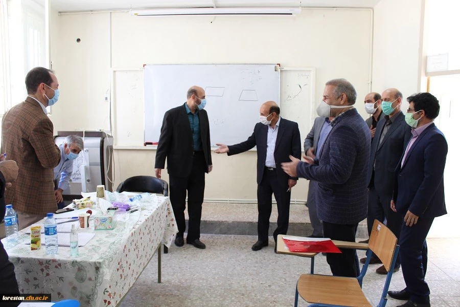 ازدید سرپرست مدیریت امور پردیس های دانشگاه فرهنگیان لرستان از روند مصاحبه پذیرفته شدگان دانشگاه فرهنگیان لرستان