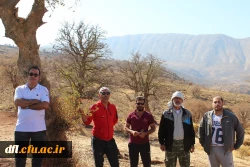 کوهپیمایی کارکنان پردیس علامه طباطبایی لرستان در منطقه سیاحتی آبشار وارک